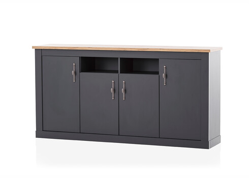 Kummut CATANIA tamm / antratsiit, 200x45xH104 cm