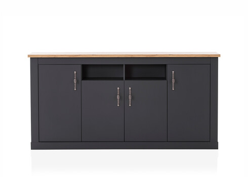 Kummut CATANIA tamm / antratsiit, 200x45xH104 cm
