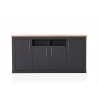 Kummut CATANIA tamm / antratsiit, 200x45xH104 cm