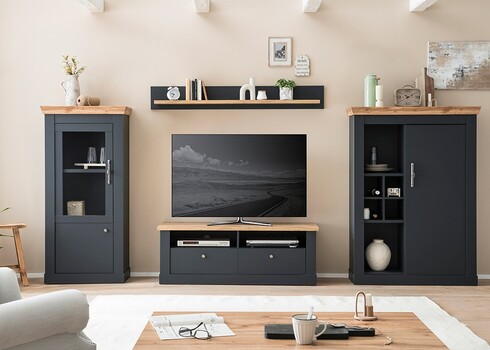 Seinariiul CATANIA tamm / antratsiit, 150x20xH20 cm