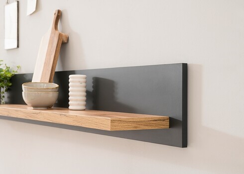 Seinariiul CATANIA tamm / antratsiit, 150x20xH20 cm