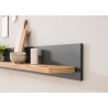 Seinariiul CATANIA tamm / antratsiit, 150x20xH20 cm