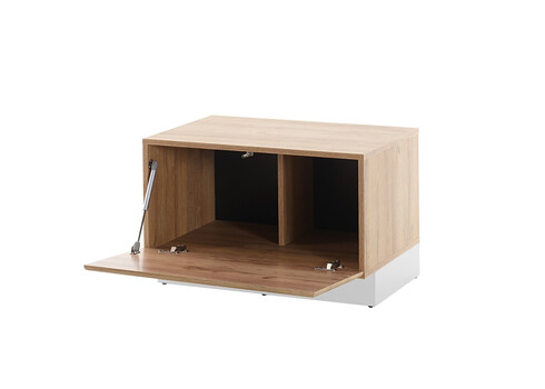 Kummut CAYMAN tamm / valge, 70x48xH46 cm