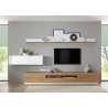 Kummut CAYMAN tamm / valge, 70x48xH46 cm