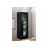 Vitriinkapp CAYMAN must / tamm, 45x38xH131 cm