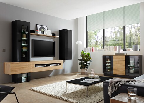 Tv-alus CAYMAN tamm, 140x48xH35 cm