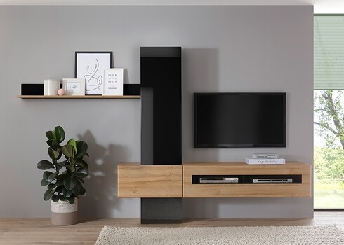 Tv-alus CAYMAN tamm, 140x48xH35 cm