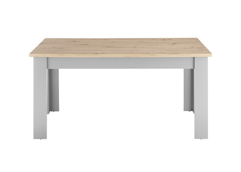 Söögilaud CHAMBORD helehall / tamm, 160x90xH76 cm