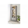 Kapp-riiul CHAMBORD helehall / tamm, 71x37xH201 cm