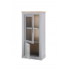 Vitriinkapp CHAMBORD helehall / tamm, 68x37xH142 cm