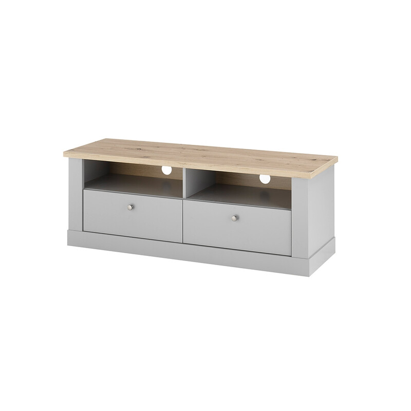 Tv-alus CHAMBORD helehall / tamm, 132x44xH48 cm Tv-alus CHAMBORD helehall / tamm, 132x44xH48 cm