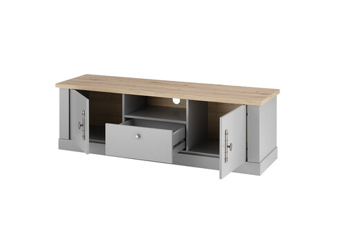 Tv-alus CHAMBORD helehall / tamm, 155x44xH48 cm