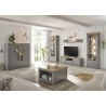 Tv-alus CHAMBORD helehall / tamm, 155x44xH48 cm