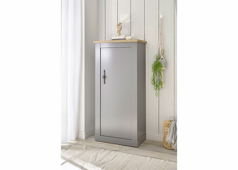 Kummut CHAMBORD helehall / tamm, 68x37xH142 cm