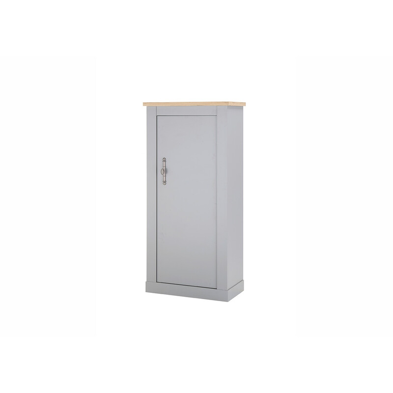 Kummut CHAMBORD helehall / tamm, 68x37xH142 cm