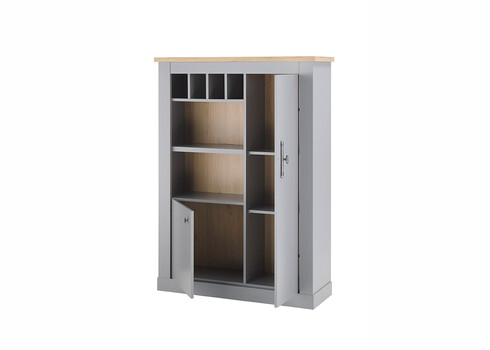 Kummut CHAMBORD helehall / tamm, 103x37xH142 cm