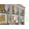 Puhvetkapp CHAMBORD helehall / tamm, 184x44xH205 cm