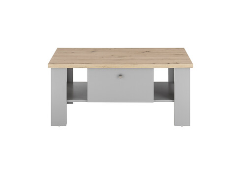 Diivanilaud CHAMBORD helehall / tamm, 107x67xH46 cm