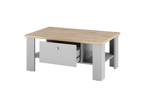 Diivanilaud CHAMBORD helehall / tamm, 107x67xH46 cm