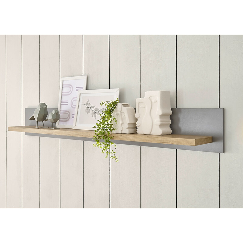 Seinariiul CHAMBORD helehall / tamm, 150x19xH20 cm