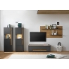 Tv-alus CITY antratsiit / tamm, 140x45xH42 cm