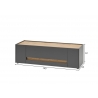 Tv-alus CITY antratsiit / tamm, 140x45xH42 cm