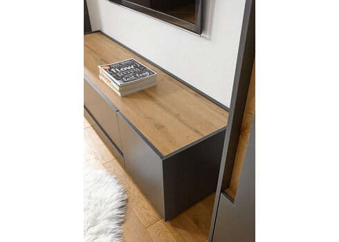 Tv-alus CITY antratsiit / tamm, 140x45xH42 cm