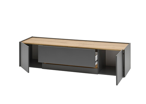 Tv-alus CITY antratsiit / tamm, 170x45xH42 cm