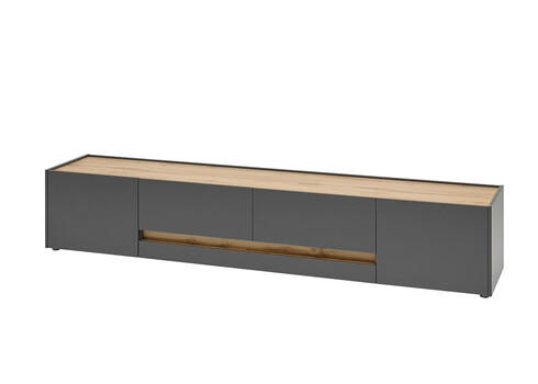 Tv-alus CITY antratsiit / tamm, 223x45xH42 cm