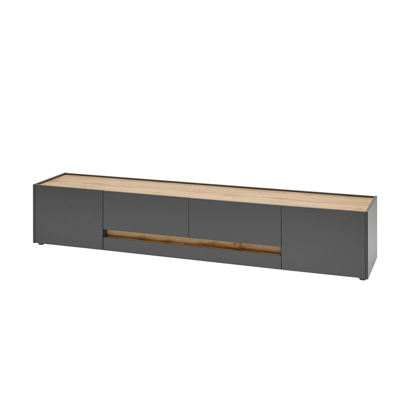 Tv-alus CITY antratsiit / tamm, 223x45xH42 cm Tv-alus CITY antratsiit / tamm, 223x45xH42 cm