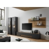 Tv-alus CITY antratsiit / tamm, 223x45xH42 cm