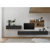 Tv-alus CITY antratsiit / tamm, 150x30xH35 cm