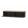Tv-alus CITY antratsiit / tamm, 150x30xH35 cm
