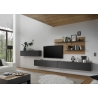 Tv-alus CITY antratsiit / tamm, 150x30xH35 cm