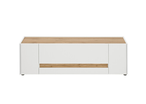 Tv-alus CITY valge / tamm, 140x45xH42 cm