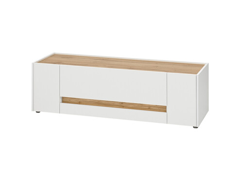 Tv-alus CITY valge / tamm, 140x45xH42 cm
