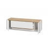 Tv-alus CITY valge / tamm, 140x45xH42 cm