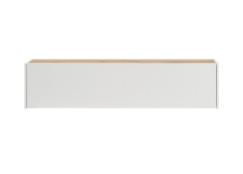 Tv-alus CITY valge / tamm, 150x30xH35 cm