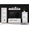 Tv-alus CORADE valge läige, 140x40xH48 cm