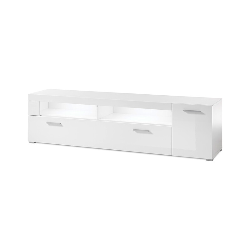Tv-alus CORADO valge läige, 180x40xH48 cm Tv-alus CORADO valge läige, 180x40xH48 cm