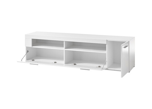 Tv-alus CORADO valge läige, 180x40xH48 cm