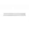 Seinariiul CORADO valge läige, 180x20xH22 cm