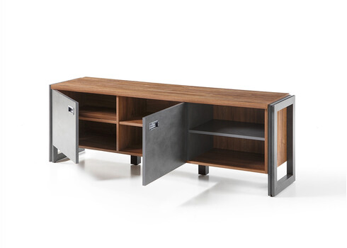 Tv-alus DETROIT hall / tamm, 156x39xH53 cm