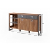Kummut DETROIT hall / tamm, 146x33xH81 cm