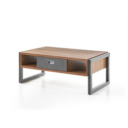 Diivanilaud DETROIT hall / tamm, 113x67xH45 cm