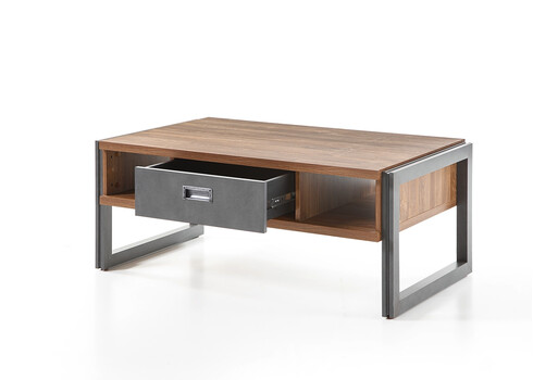 Diivanilaud DETROIT hall / tamm, 113x67xH45 cm