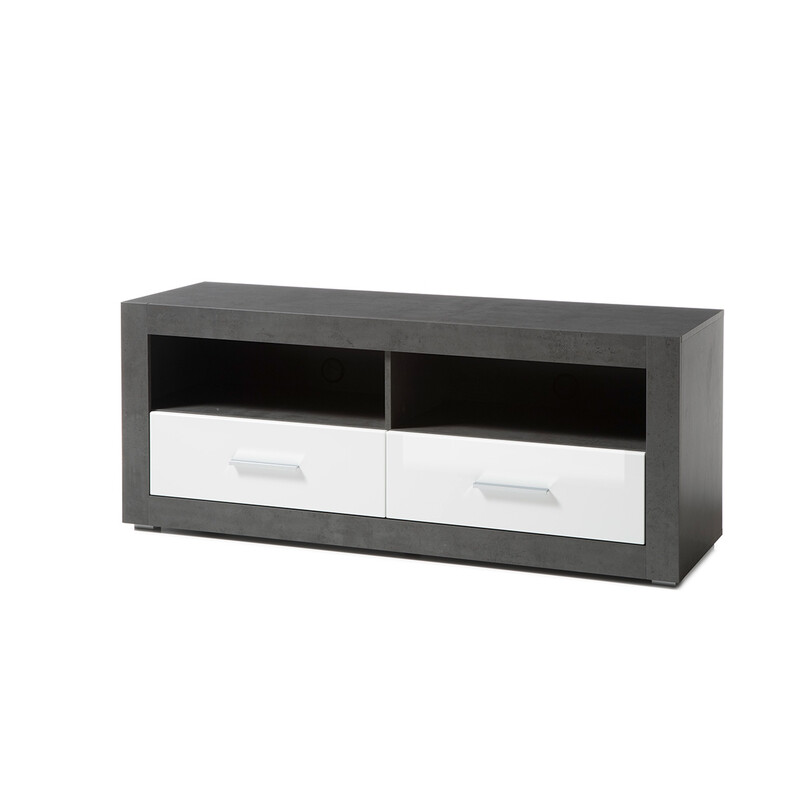 Tv-alus ETERO tumehall / valge läige, 150x45xH61 cm Tv-alus ETERO tumehall / valge läige, 150x45xH61 cm
