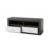 Tv-alus ETERO tumehall / valge läige, 150x45xH61 cm