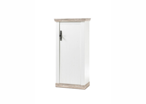 Kapp FLORENZ valge mänd / mänd, 70x37xH146 cm