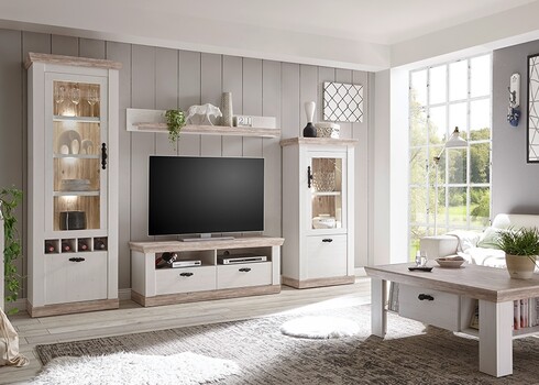 Diivanilaud FLORENZ valge mänd / mänd, 109x69xH45 cm